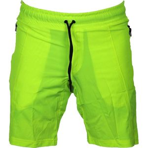 Trendy Casual korte broekje neon groen  L