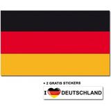 Duitse vlag + 2 gratis stickers
