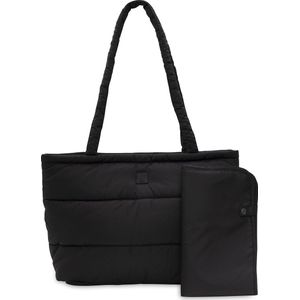 Jollein Luiertas Puffed bag - Zwart