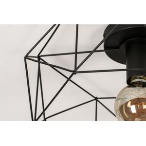 Lumidora Plafondlamp 74271 - Plafonniere - MIA - E27 - Zwart - Metaal - ⌀ 35.5 cm