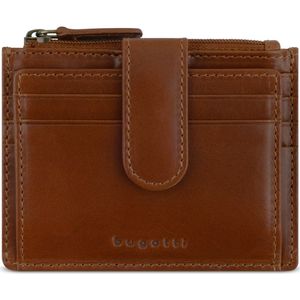 Bugatti Remo Portemonnee RFID-bescherming Leer 11 cm - Jongens - Horizontaal - cognac