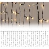 Ijspegelverlichting lichtsnoer -189 led lampjes - warm wit - 200 cm - kerstverlichting