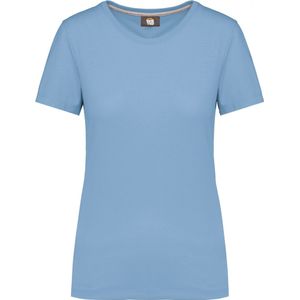 T-shirt Dames XXL WK. Designed To Work Ronde hals Korte mouw Sky Blue 65% Polyester, 35% Katoen