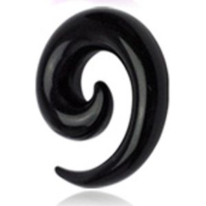 12 mm spiraal zwart Acryl