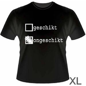 Funny shirt - T-shirt - Ongeschikt/geschikt - XL