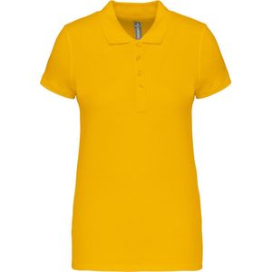 Kariban Piqué-damespolo korte mouwen K255 - Yellow - XXL