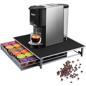 4 in 1 Koffiemachine - Koffiezetapparaat - Koffie Automaat - Automatisch - Nespresso - Dolce Gusto - Koffiepoeder - Koffiepads - Met Capsule Houder