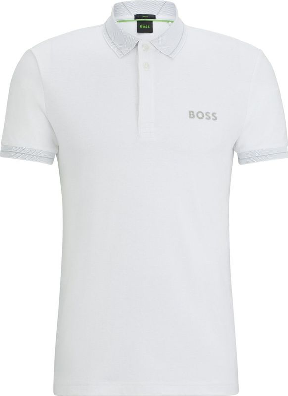 Boss Paule 1 Polo White