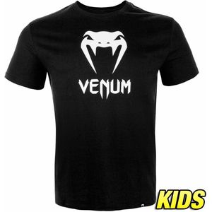 Venum Kleding Classic T Shirt Zwart Kids - Kids - 12 Jaar