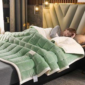 Deken - Sprei - Dekbed - Warm - Winter - Zacht - Fleece - 180x200 - Groen