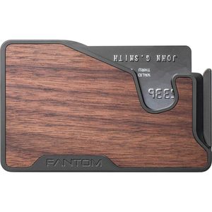 Fantom Wallet - FANTOM M - 8-13cc - RFID wallet - MagSafe compatibel - unisex - walnoot