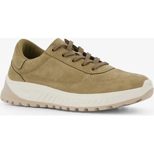 Hush Puppies suede dames sneakers taupe - Bruin - Extra comfort - Memory Foam - Maat 42