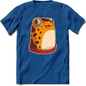 Hello there T-Shirt Grappig | Dieren kikker Kleding Kado Heren / Dames | Animal Skateboard Cadeau shirt - Donker Blauw - M