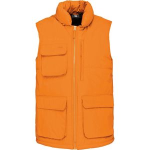 Bodywarmer Heren 3XL WK. Designed To Work Mouwloos Orange 100% Polyester
