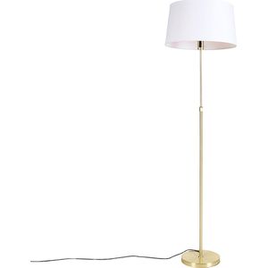 QAZQA parte fl - Moderne Vloerlamp | Staande Lamp - 1 lichts - H 1720 mm - Goud/messing - Woonkamer | Slaapkamer | Keuken