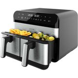 Cecotec Dubbele Airfryer XXL - 9 Liter - 8 Automatische Programma's - Krachtig 2800w Vermogen - Touchscreen - Sync Functie