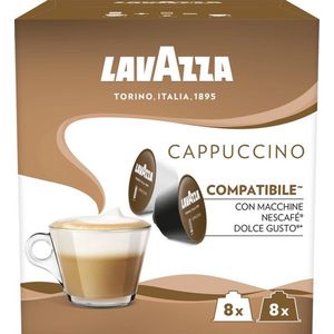 Lavazza Cappuccino Capsules - Geschikt voor Dolce Gusto Apparaat - 3 x 16 stuks