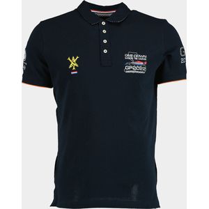 Bos Bright Blue Polo korte mouw Blauw GP Zandvoort polo 2152PRTF09-5/55