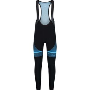 Rogelli Hero ll Fietsbroek met Bretels - Lange Wielrenbroek - Met zeem Heren - Race fit - Black, Blue - Maat XL