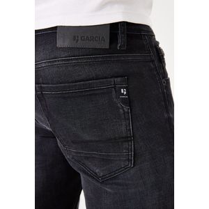 GARCIA Savio Heren Slim Fit Jeans Zwart - Maat W28 X L34