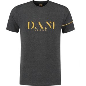 Dani leone t-shirt gold edition (M) grey