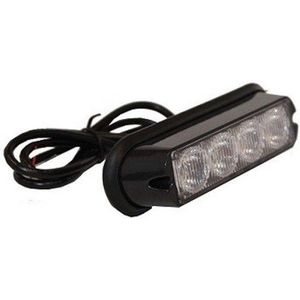 ORANJE bumper flitser - E keurmerk - R65 - 4 LED - synchronisatie