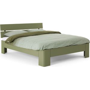 Beter Bed Fresh 500 Bedframe met Hoofdbord - 160x210 cm - Rietgroen