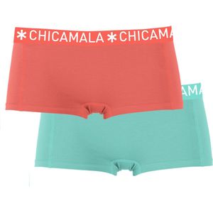Chicamala Meisjes Boxershorts - 2 Pack - Maat 122/128 - Meisjes Onderbroeken
