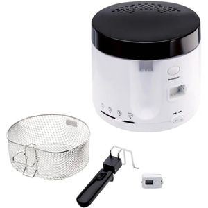 SILVERCREST® KITCHEN TOOLS Frituurpan - Inhoud: max. 500 g - Temperatuur: 130/190 °C - Stroomverbruik: 1900 W - Incl. batterij voor timer - Instelling van 170 °C voor frituren met weinig acrylamide - Met uitneembare 60 minuten timer