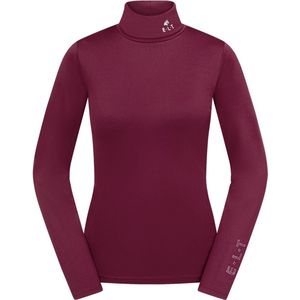 ELT Madison Roll Neck Trainingsshirt - maat M - burgundy red