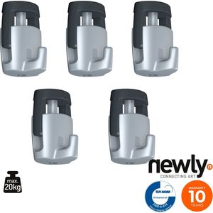 Newly ophanghaak - schilderijhaken - schilderijophanghaak voor lijsten / schilderijen / posters - 5 stuks - 20 kg