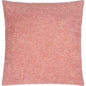 Woonexpress - Sierkussen Ambie - Bouclé - Roze - 45x45 cm (B x D)