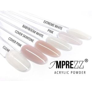 IMPREZZ® acrylpoeder Refill - acrylic powder Clear 100 gr. - Transparant