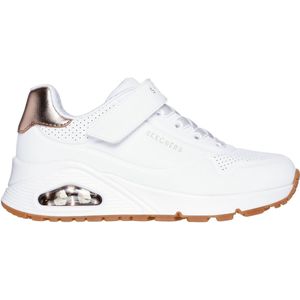Skechers Uno Gen1 - Shimmer Core - Meisjes Sneakers - Wit