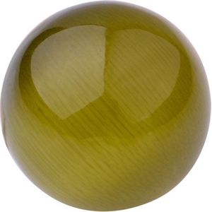 Quiges Verwisselbare Ring Steen Bolletje 8mm - Cateye Olijfgroen - E8RHR015