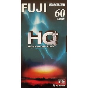 FUJI HQ+ E-60 VHS Video Cassette