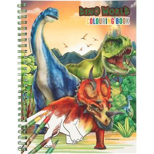 Depesche - Dino World kleurboek met kleurpotloden