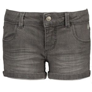 Moodstreet Meisjes broeken Moodstreet MT stretch denim short L.Grey Denim 110