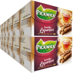 Pickwick Spices Zoethout Zwarte Thee - 12 x 20 theezakjes