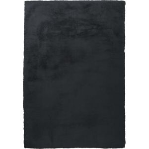 Arte Espina - Tapijt - Hoogpolig Vloerkleed - Tapijten Woonkamer - Hoogwaardig Micropolyester - 160cm x 230cm - Zwart