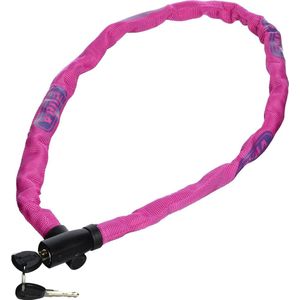 Kettingslot Steel-O-Chain 4804K van speciaal staal - veiligheidsniveau 4 - 75 cm - Roze