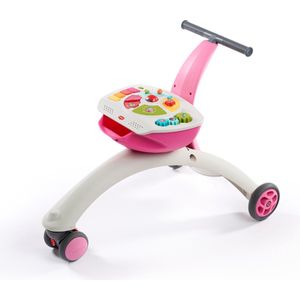 Tiny Love Walk Behind and Ride on Loopstoel - 5-in-1 - Roze