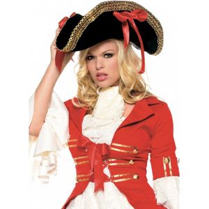 Luxe piraten hoed voor dames