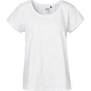 Ladies´ Loose Fit T-Shirt met ronde hals White - XXL