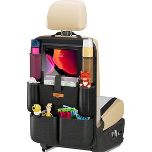 Autostoel-organizer 4e generatie - Waterbestendig - Kids Toy Storage - Tablet - Zwart - 1 PC Auto organizer