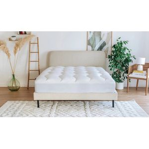 Hypnia - Topper - Hoeslaken - Topperhoes - Cloud Topper Hoes - 180 x 200 - Geschikt Voor Alle Bedden - Afneembaar - Machinewasbaar -