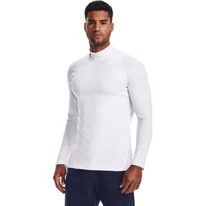 Under Armour Getailleerd Hemd Met Hoge Hals Coldgear® Wit S / Regular Man