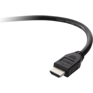 Belkin Standard - HDMI-kabel - HDMI (M) naar HDMI (M) - 5 m - dubbel afgeschermd - zwart - 4K ondersteuning