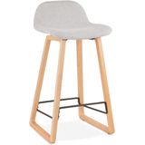 Alterego - BALTIK - Snackkrukje - Grijs - 46x47x86,5 cm