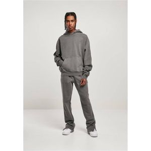 Urban Classics - Heavy Terry Garment Dye Hoodie/trui - S - Grijs